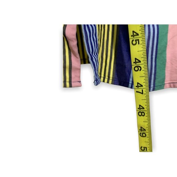 Boden Katina Striped Multicolor Maxi Button Up Shirt Dress Size 4P - Picture 8 of 14